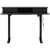 Height adjustable desk - 720 - 1200 mm - 80 kg - black
