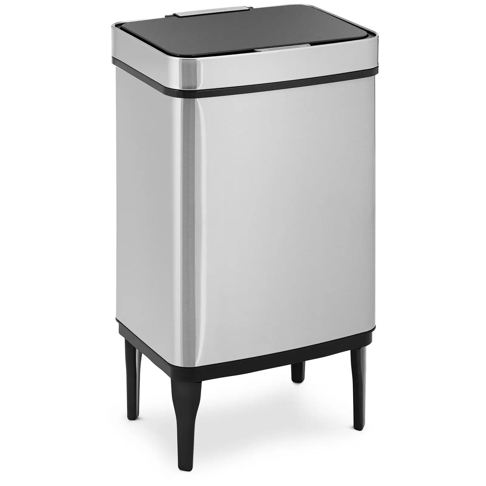 Rubbish Bin - 45 l - grey - feet