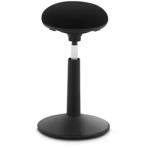 Ergonomikus szék - acél / rétegelt lemez / nejlon - max. 100 kg - fekete