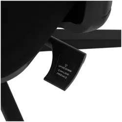 Silla de escritorio - respaldo de red - reposacabezas - asiento de 50 x 50 cm - hasta 150 kg - negro