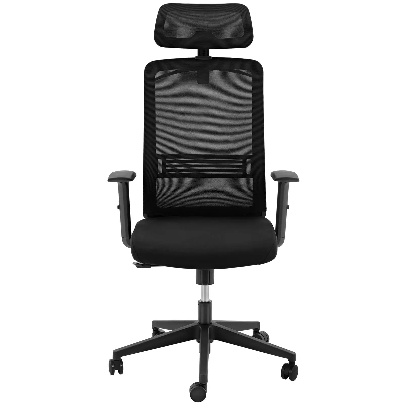 Office Chair - mesh back - headrest - 50 x 61 cm seat - up to 150 kg - black