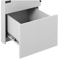Mobile Filing Cabinet - 35 kg - lockable - white