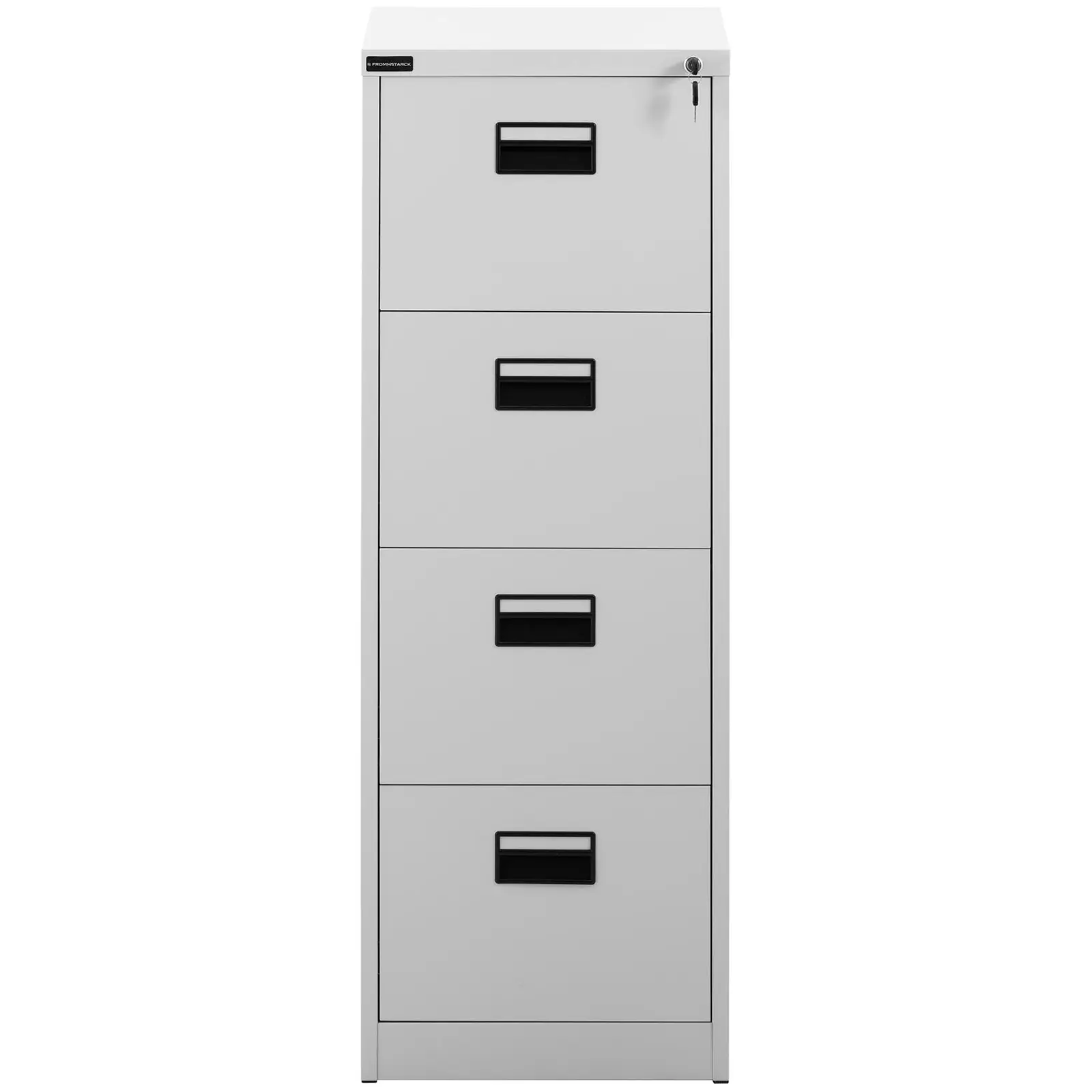 Kovová kartotéka - uzamykatelná - 132 cm - 4 zásuvky (Materiál: Plech (válcovaný za studena))