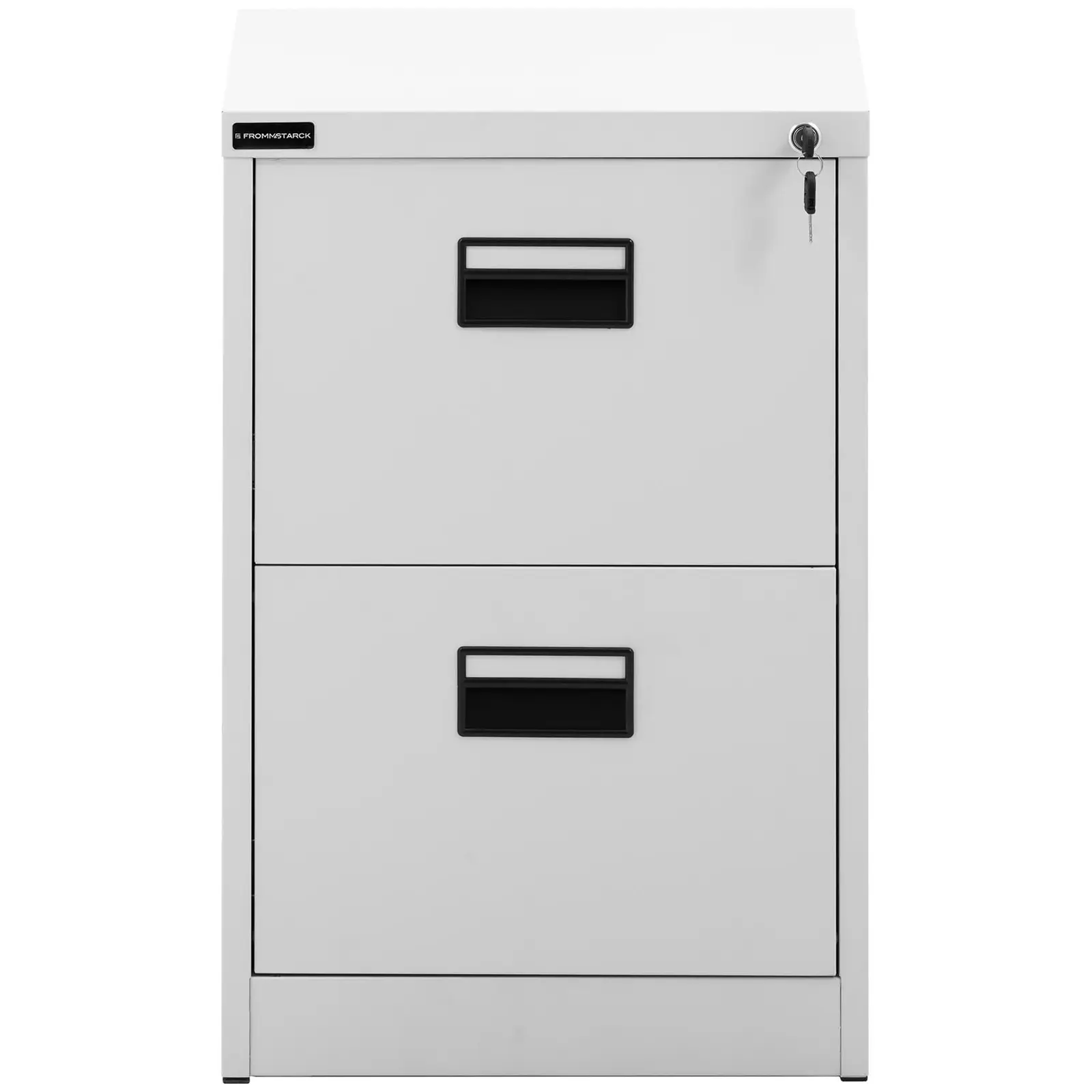 Kovová kartotéka - uzamykatelná - 72 cm - 2 zásuvky (Materiál: Plech (válcovaný za studena))
