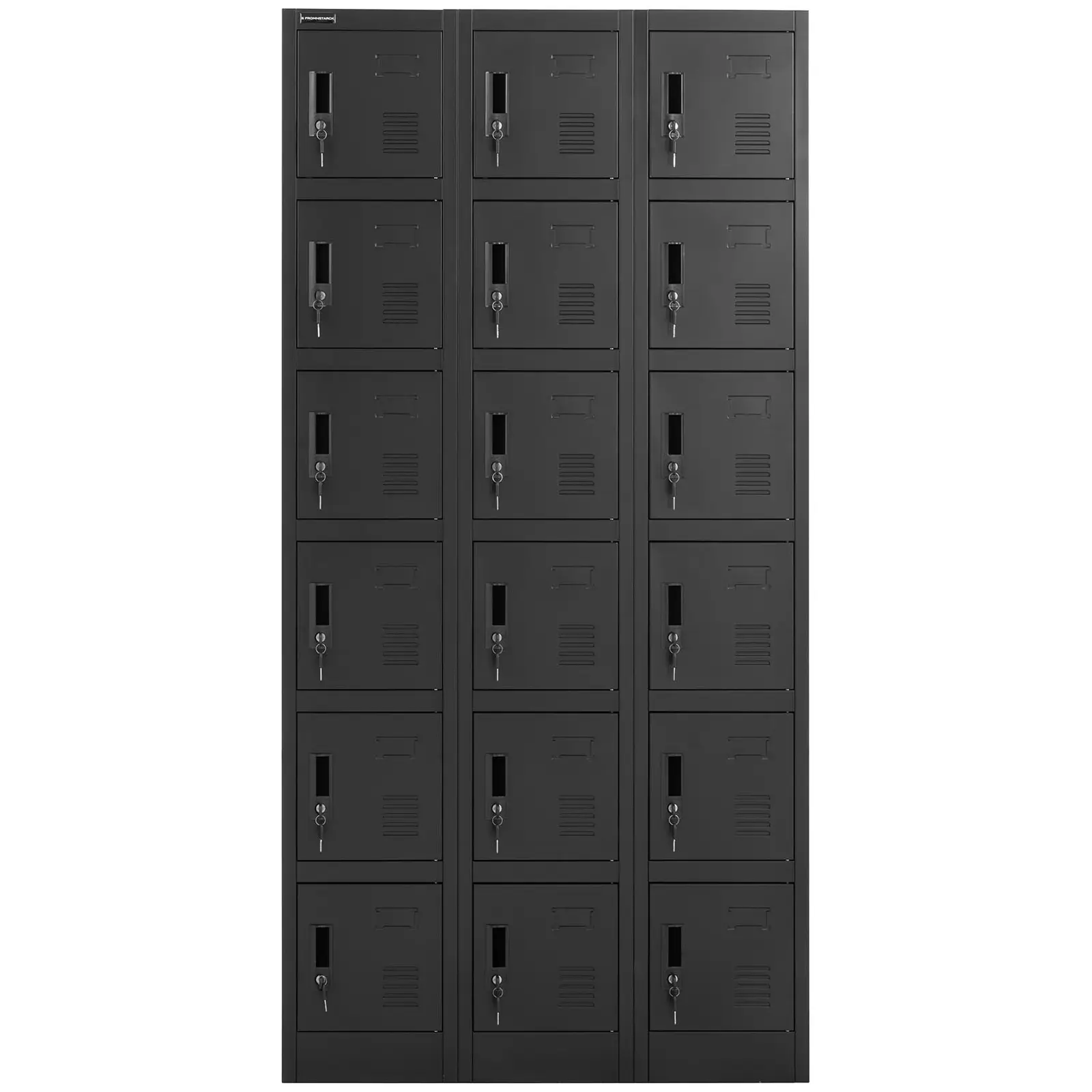 Locker - 18 shelves - lockable -200 kg