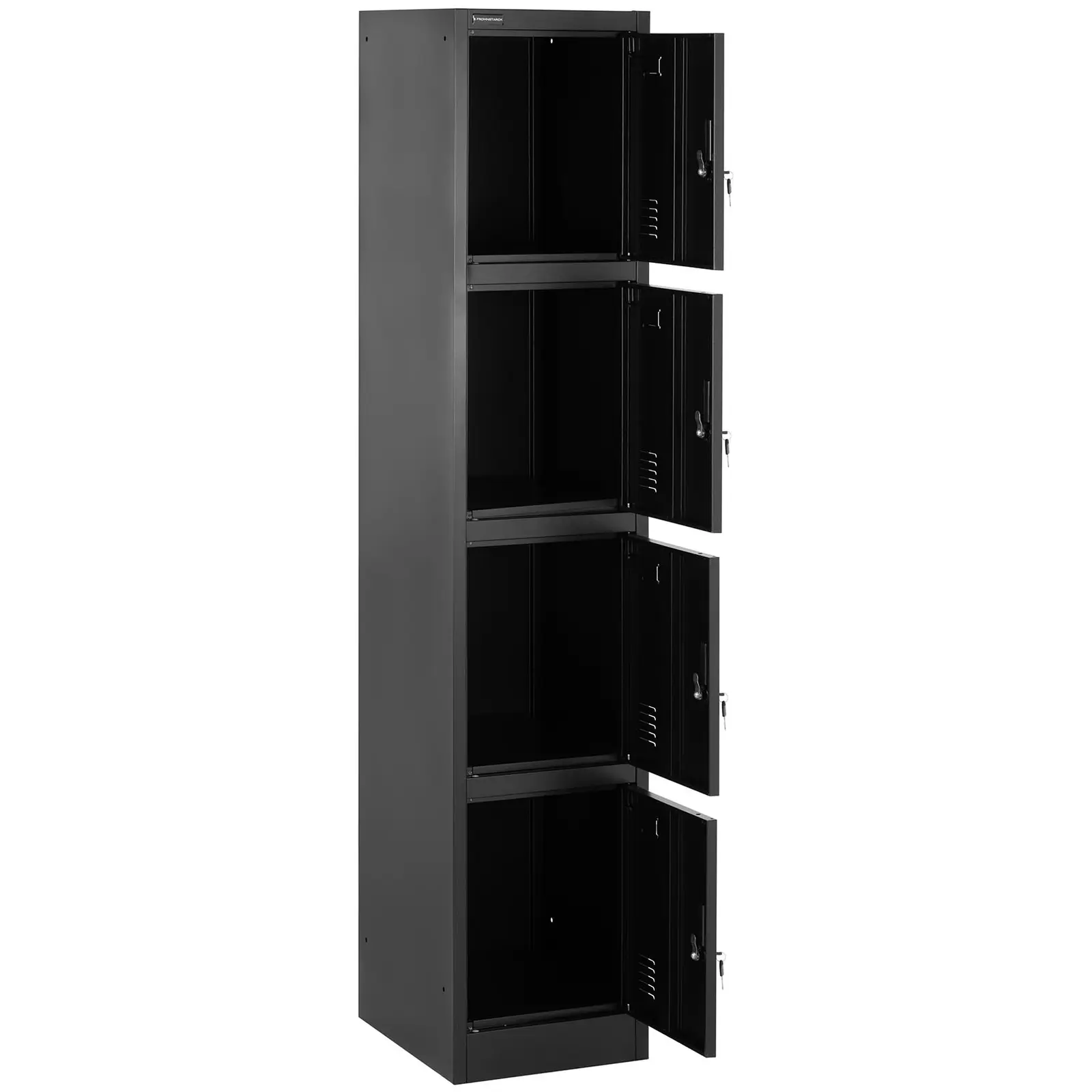 Locker - 4 shelves - lockable - 80 kg