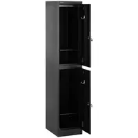 Locker - 2 shelves - lockable - 80 kg