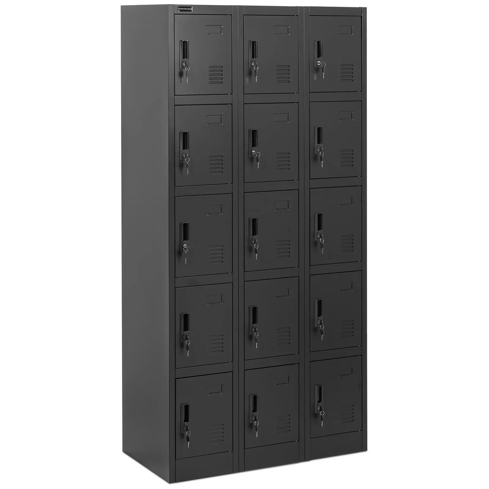 Locker - 15 shelves - lockable - 200 kg