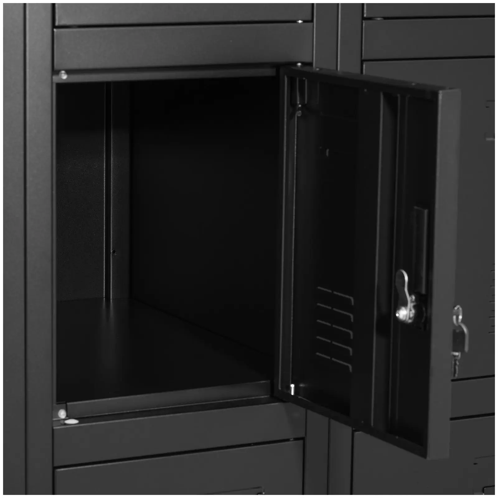 Locker - 15 shelves - lockable - 200 kg