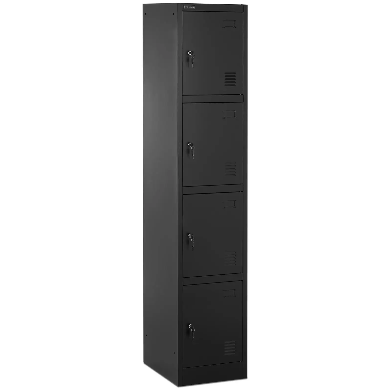 Locker - 4 compartments with shelf - lockable - 80 kg