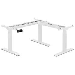 Állítható magasságú sarok asztal keret - magasság: 58–123 cm - szélesség: 90–150 cm (bal) / 110–190 cm (jobb)