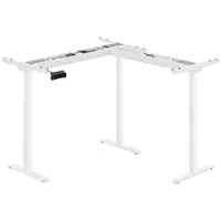 Állítható magasságú sarok asztal keret - magasság: 58–123 cm - szélesség: 90–150 cm (bal) / 110–190 cm (jobb)