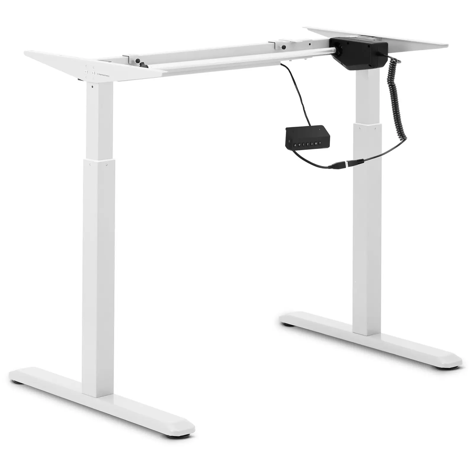 Standing Desk Frame - height-adjustable - for sitting & standing - 120 W - 80 kg - white