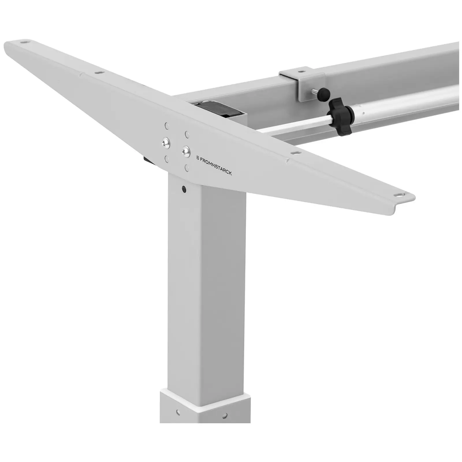Standing Desk Frame - height-adjustable - for sitting & standing - 120 W - 80 kg - grey