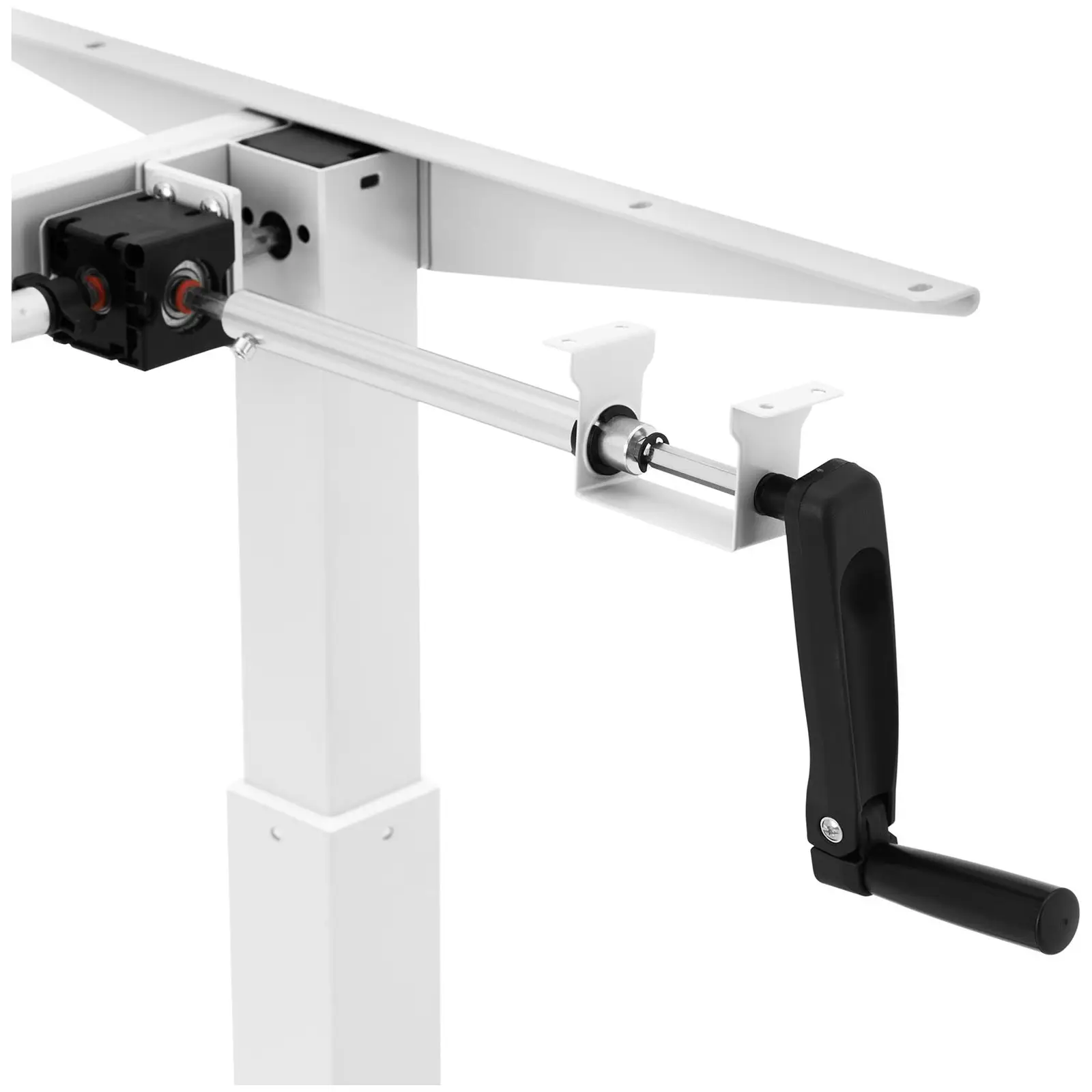 Standing Desk Frame - height-adjustable - for sitting & standing - manual - 70 kg - white