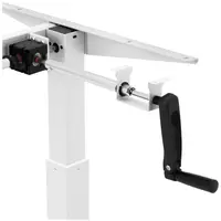Bastidor para mesa con ajuste de altura - manual - 70 kg - blanco