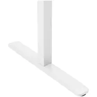 Állítható magasságú asztal keret - manuális - 70 kg - fehér