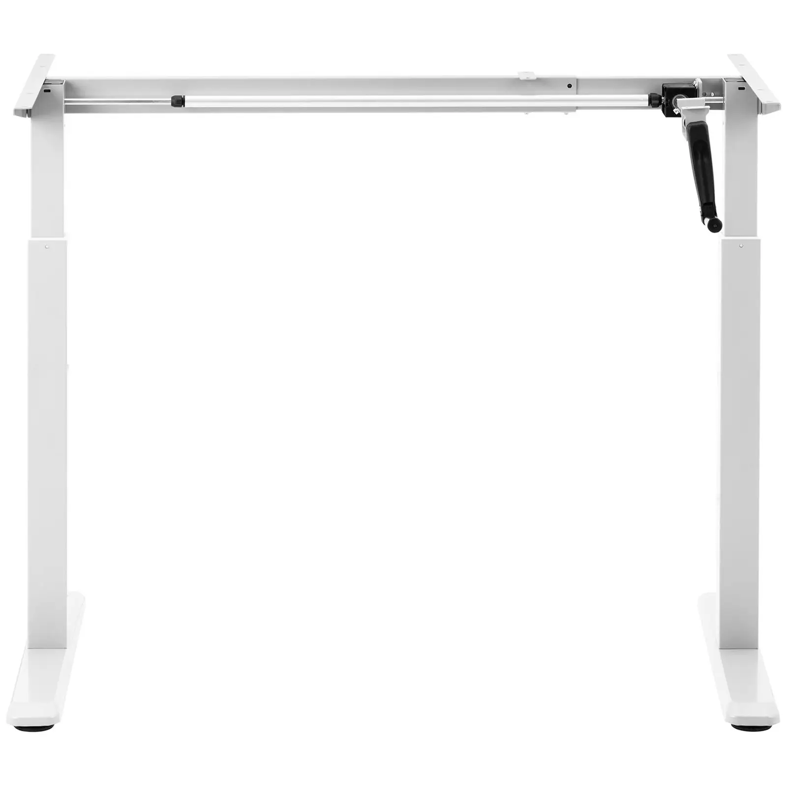 Estrutura para mesa de escritório - ajustável manualmente - 70 kg - branco
