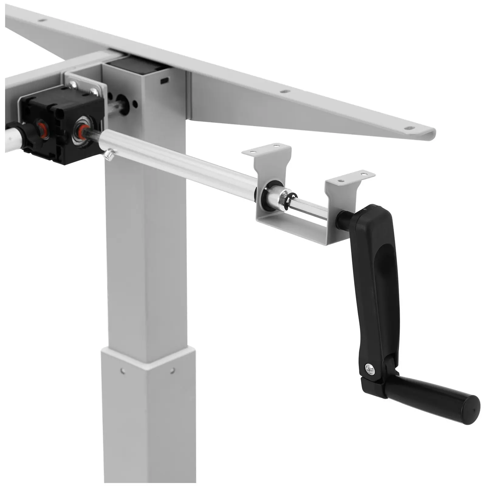 Supporto scrivania regolabile in altezza - Manuale - 70 kg - Grigio