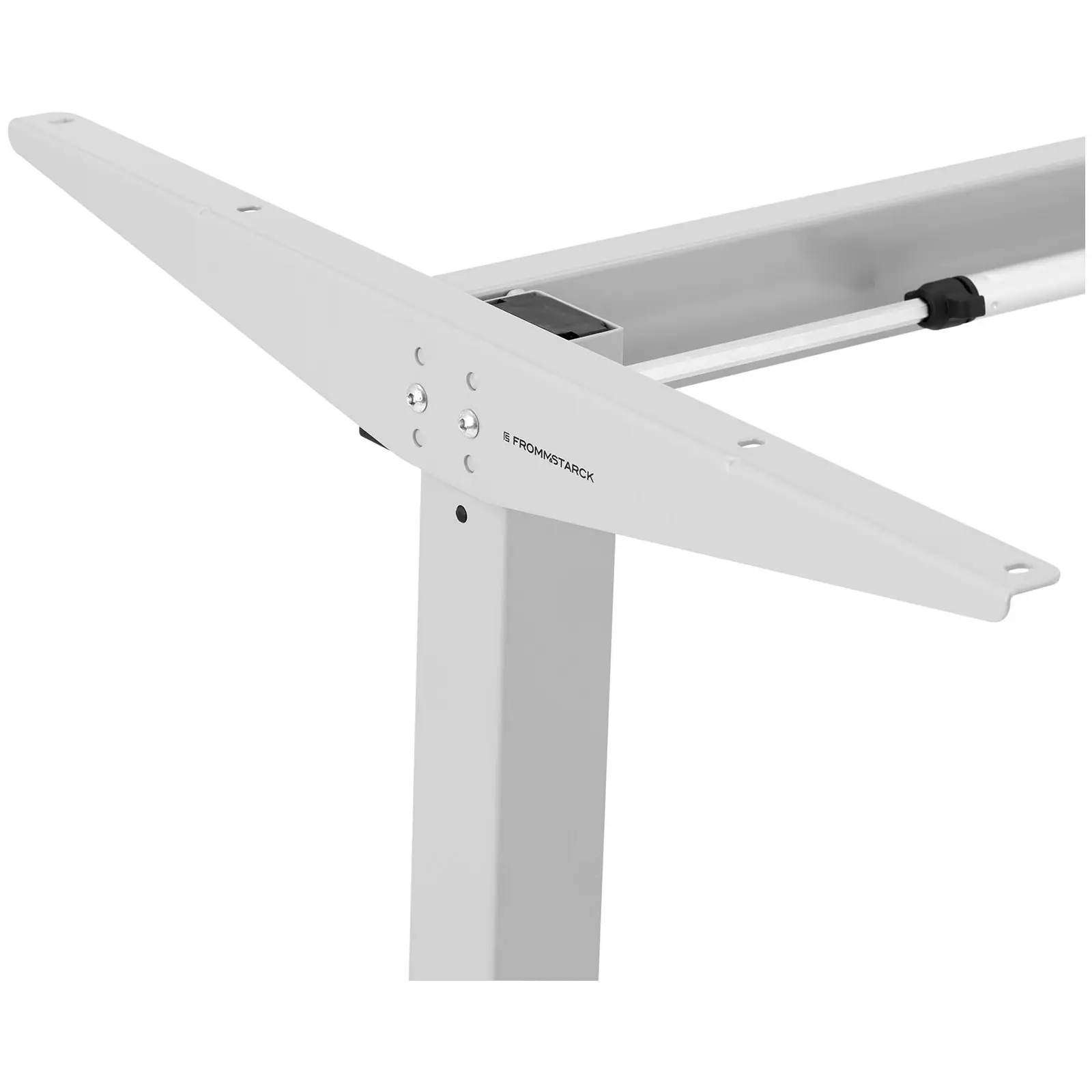 Estrutura para mesa de escritório - ajustável manualmente - 70 kg - cinza