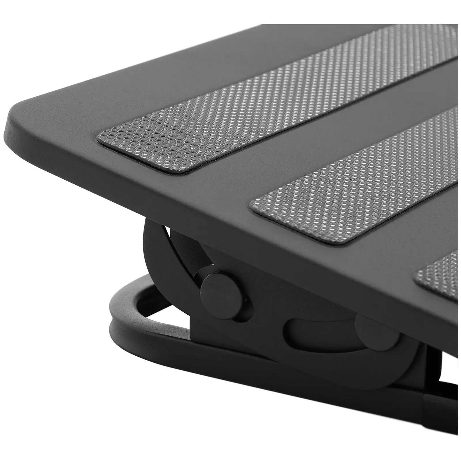 Repose pieds bureau - acier / plastique / PVC - noir - 20 kg (Matériau(x): PVC)