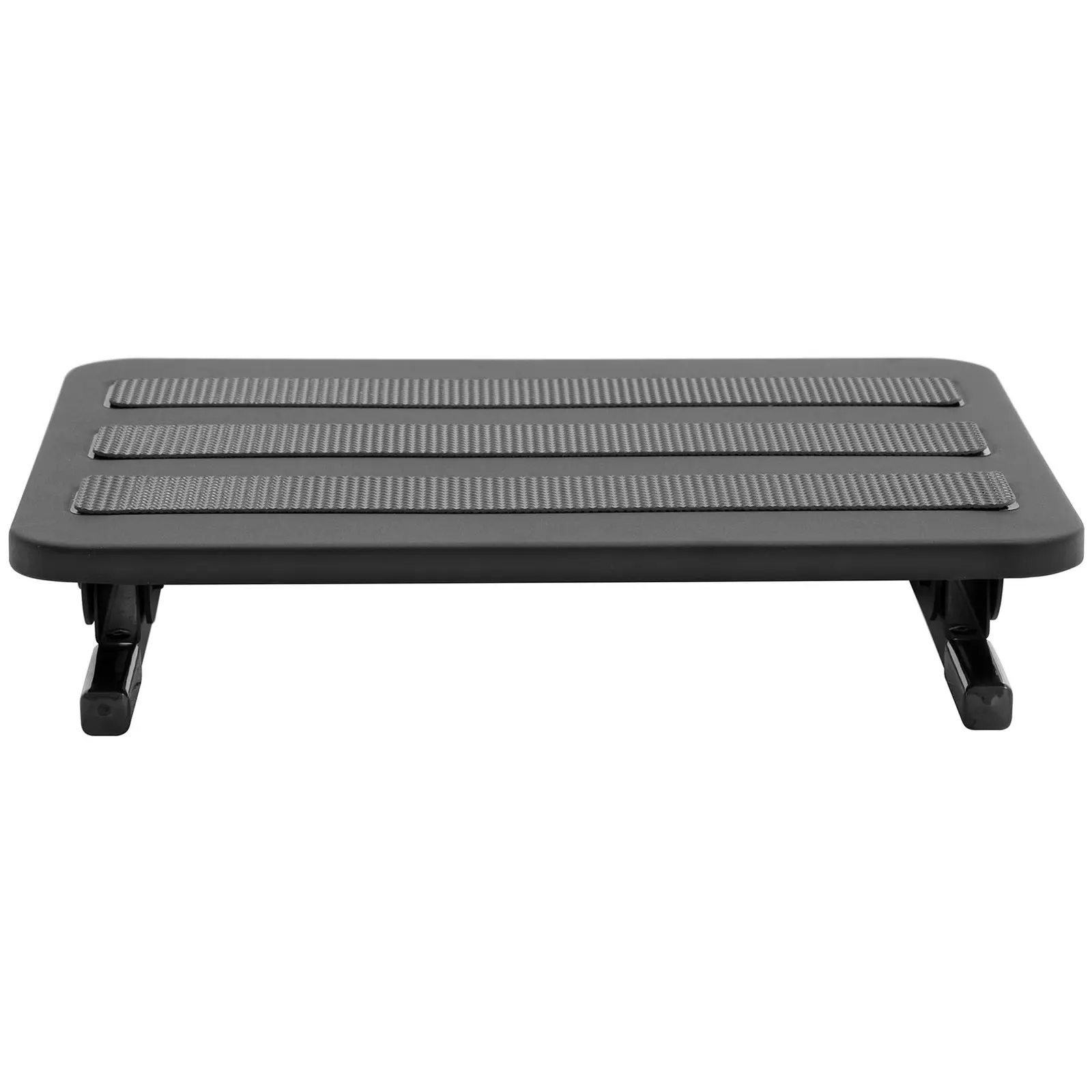 Repose pieds bureau - acier / plastique / PVC - noir - 20 kg (Angle de réglage du repose-pieds [°]: -20 - +20)