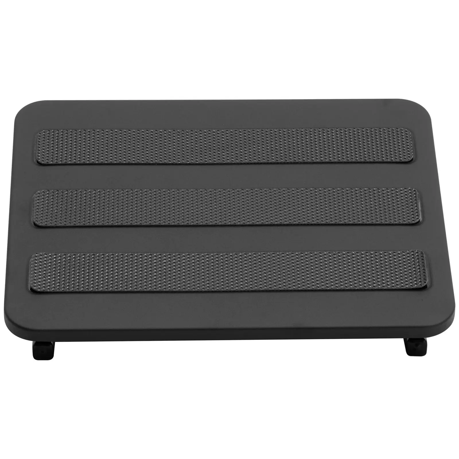 Repose pieds bureau - acier / plastique / PVC - noir - 20 kg (Dimensions (LxlxH): 38 x 30 x 13.5 cm)