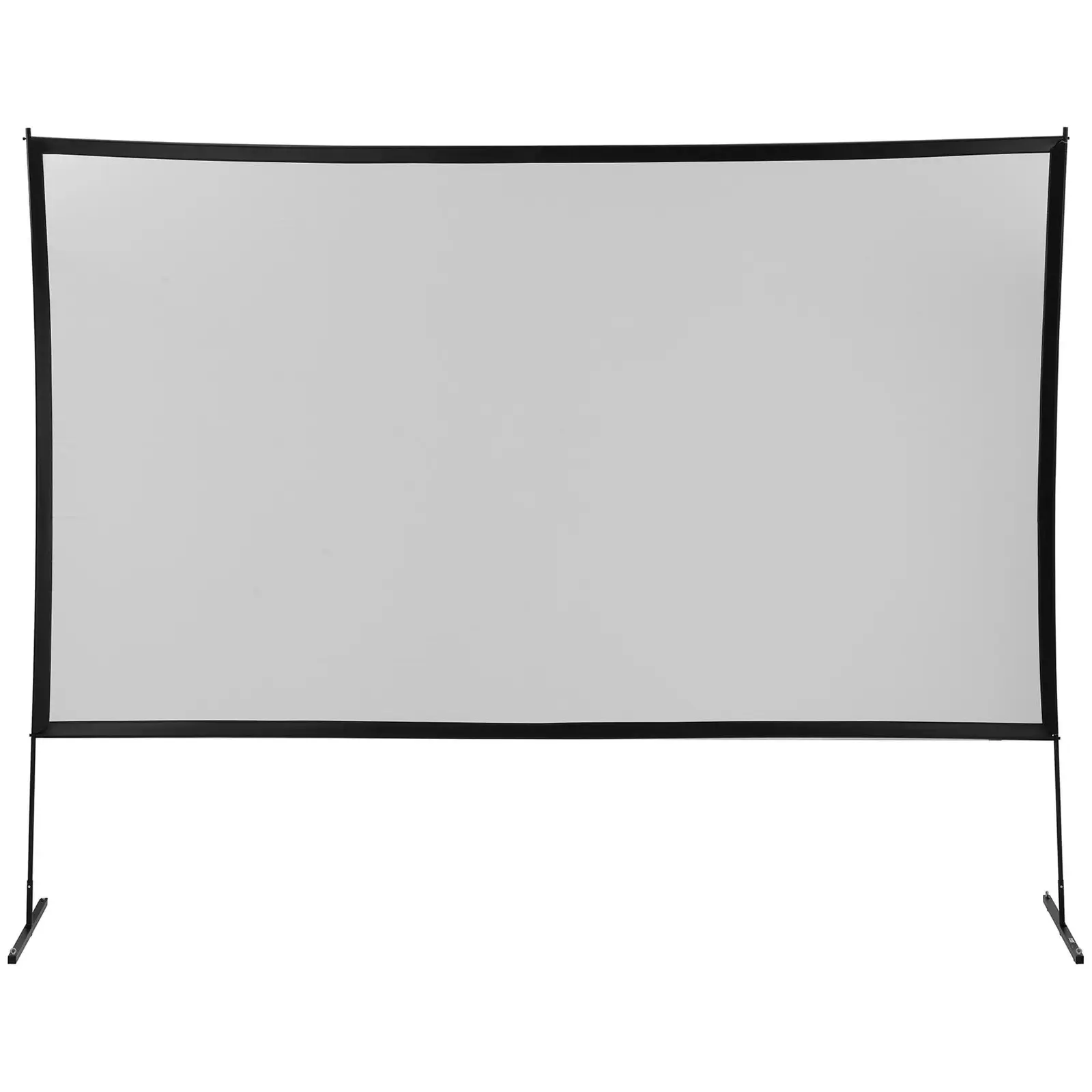 Projektor-lærred med fødder - 331,9 x 186,7 cm - 16:9 - 150" - stålramme (Billedformat: 16:9)