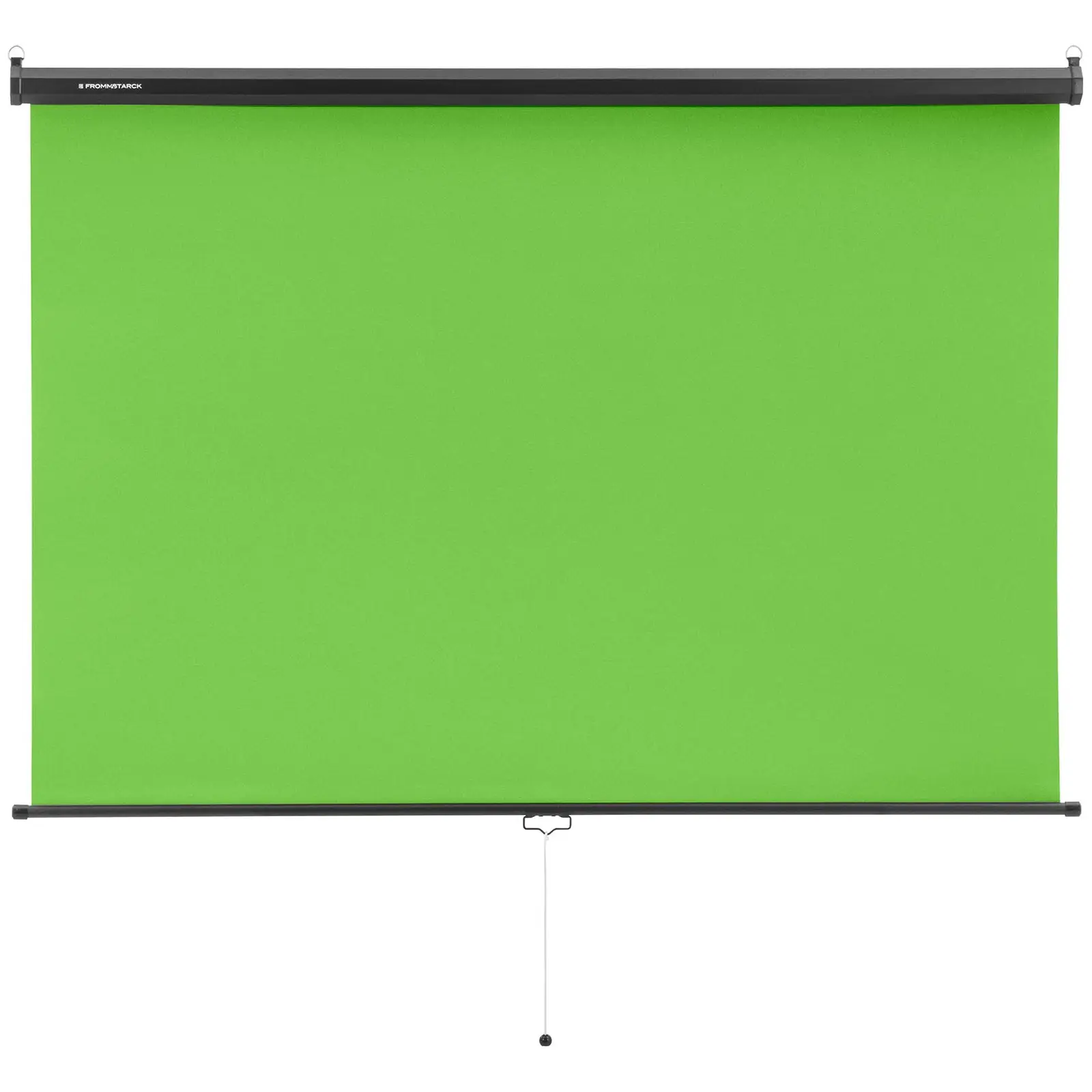 Green screen - rullattava - seinälle tai kattoon - 84" - 1760 x 1450 mm
