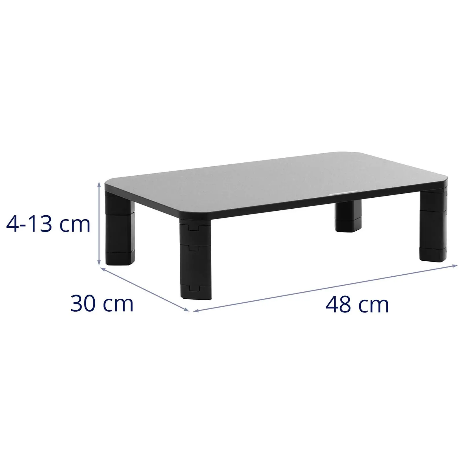 Elevador de escritorio - altura regulable en 40 / 70 / 100 / 130 mm