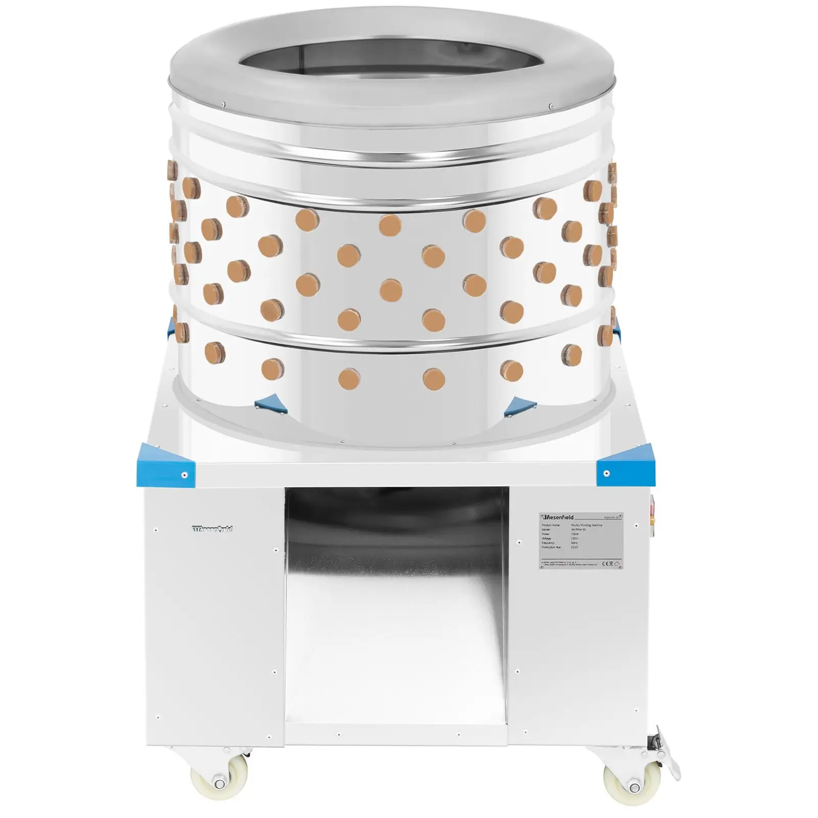 Plumeuse - 1 500 W - 360 kg/h (Matériau(x): Acier inoxydable)