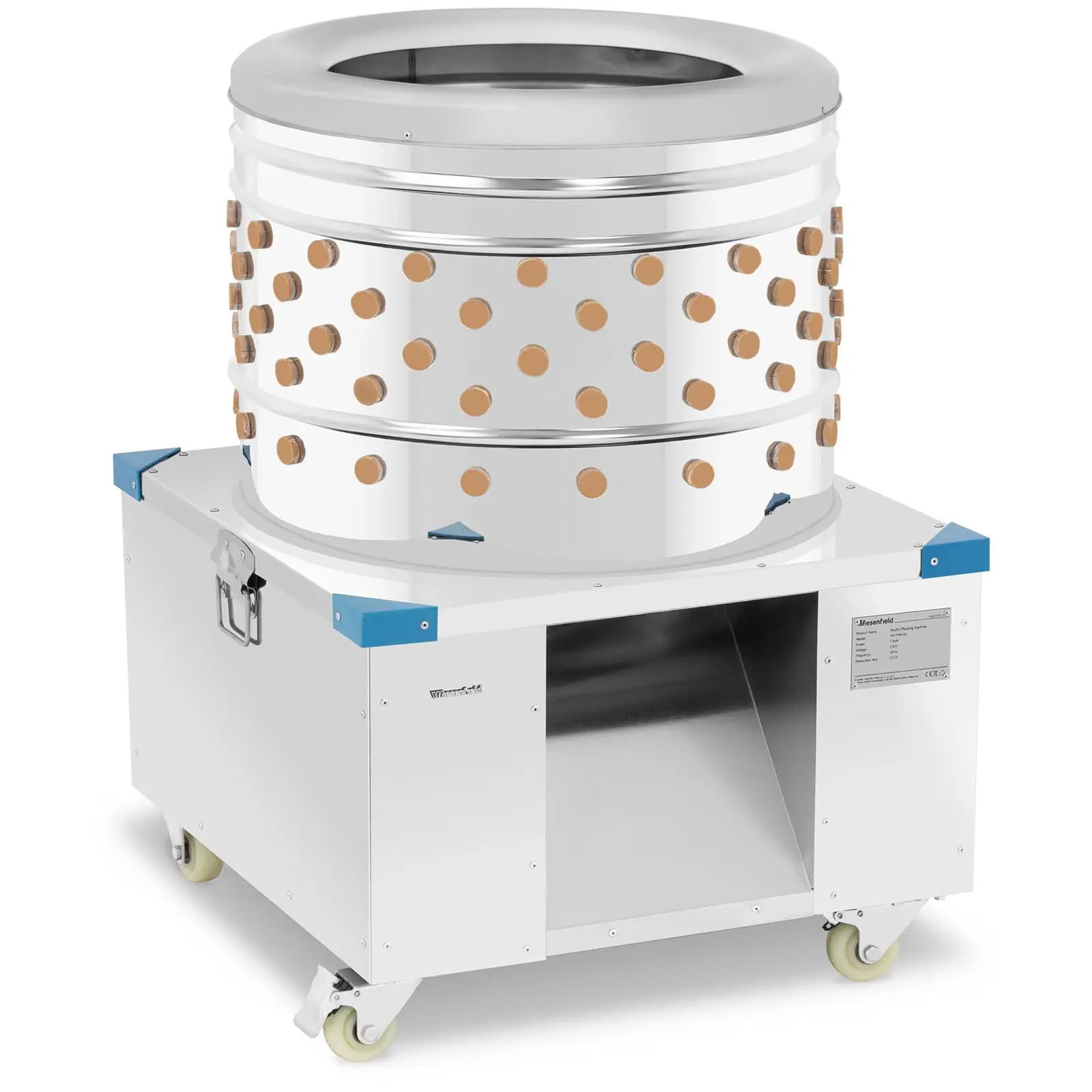 Chicken Plucker - 1,500 W - 540 kg/hr