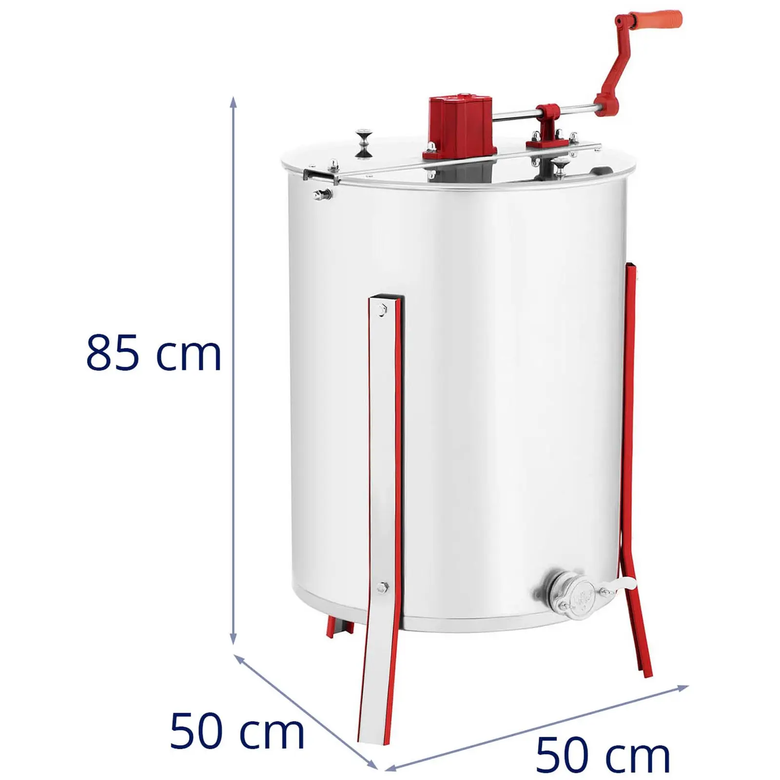 Honigschleuder - tangential - Handantrieb - 4 Waben