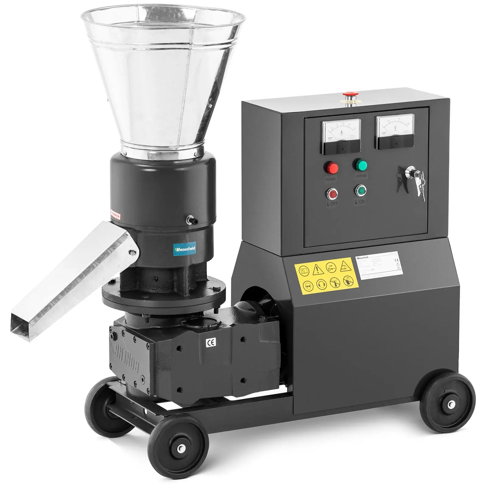 Pelletáló gép - max. 200 kg/h - Ø 229 mm