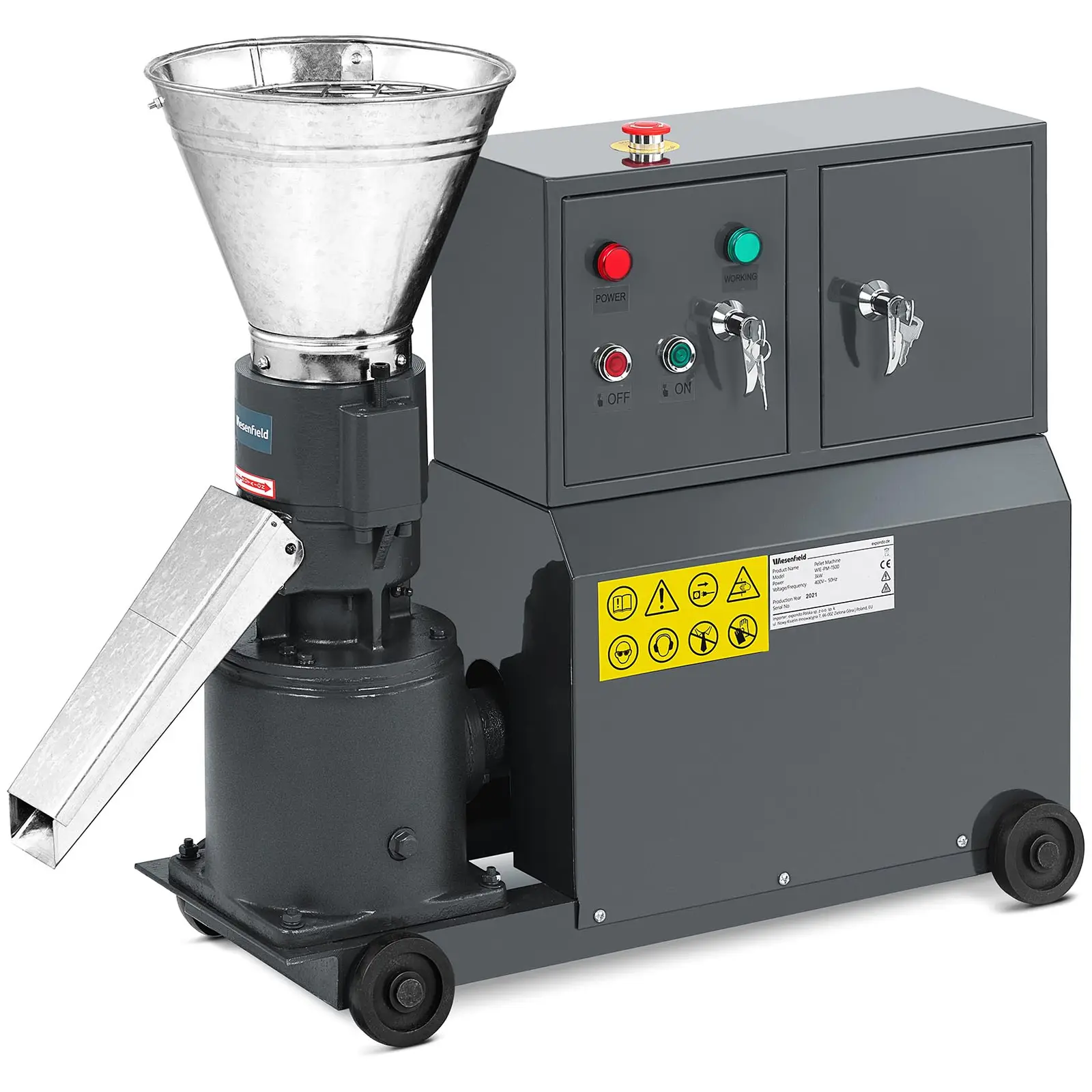 Pillepresser - 100 kg/t - 120 mm