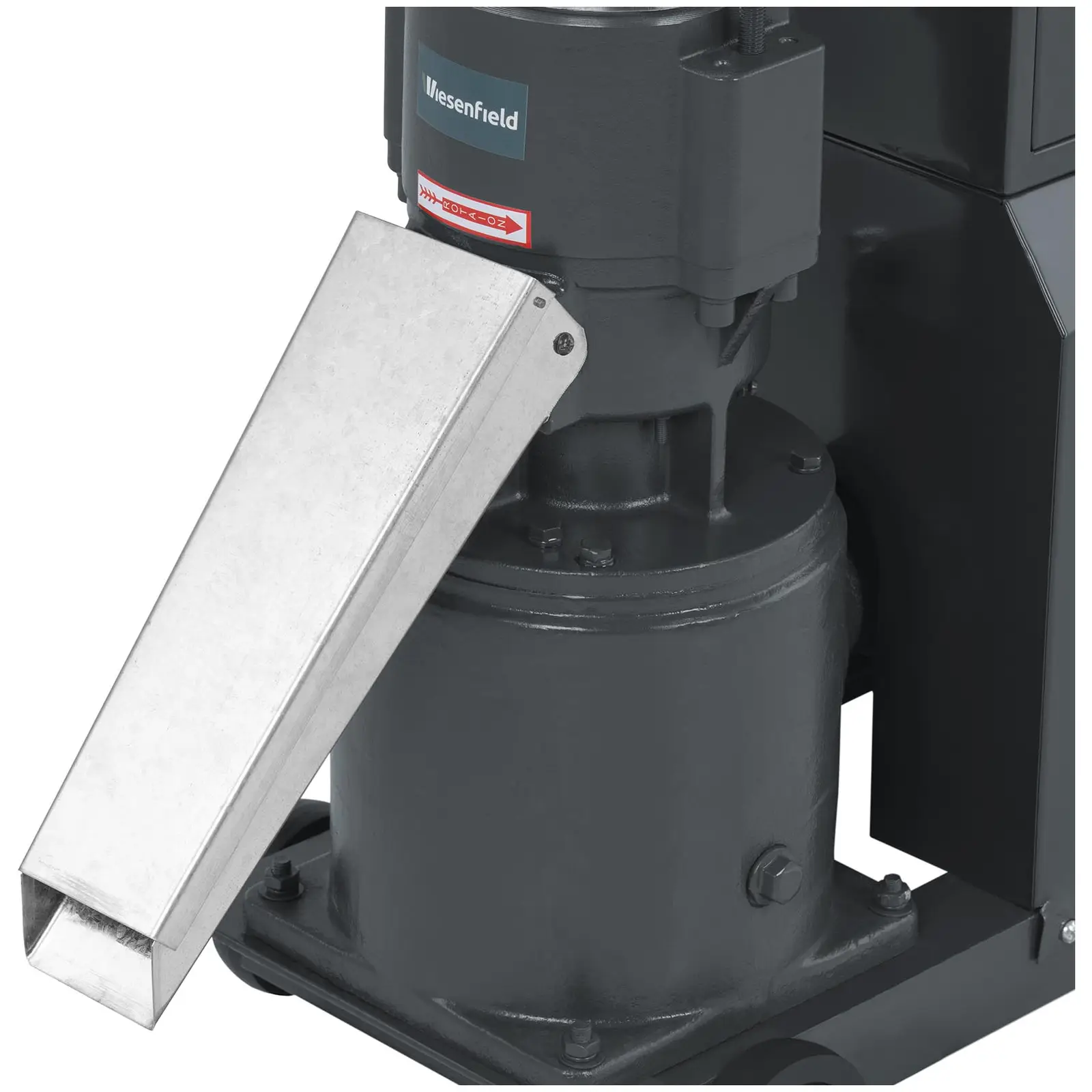 Lis na pelety - max. 100 kg/h - Ø 120 mm - uzamykatelná přihrádka (Maximální výkon: 6 kW)