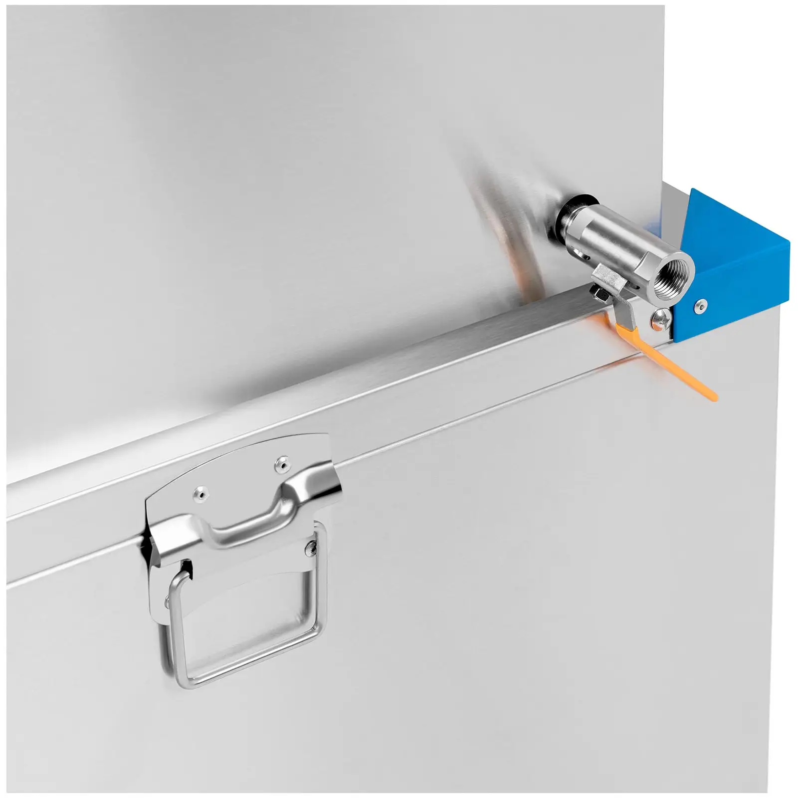 2-in-1 Škubačka a kotel na paření drůbeže - buben 55 cm - 3–4 kuřata/min (Barva: Stříbrná)