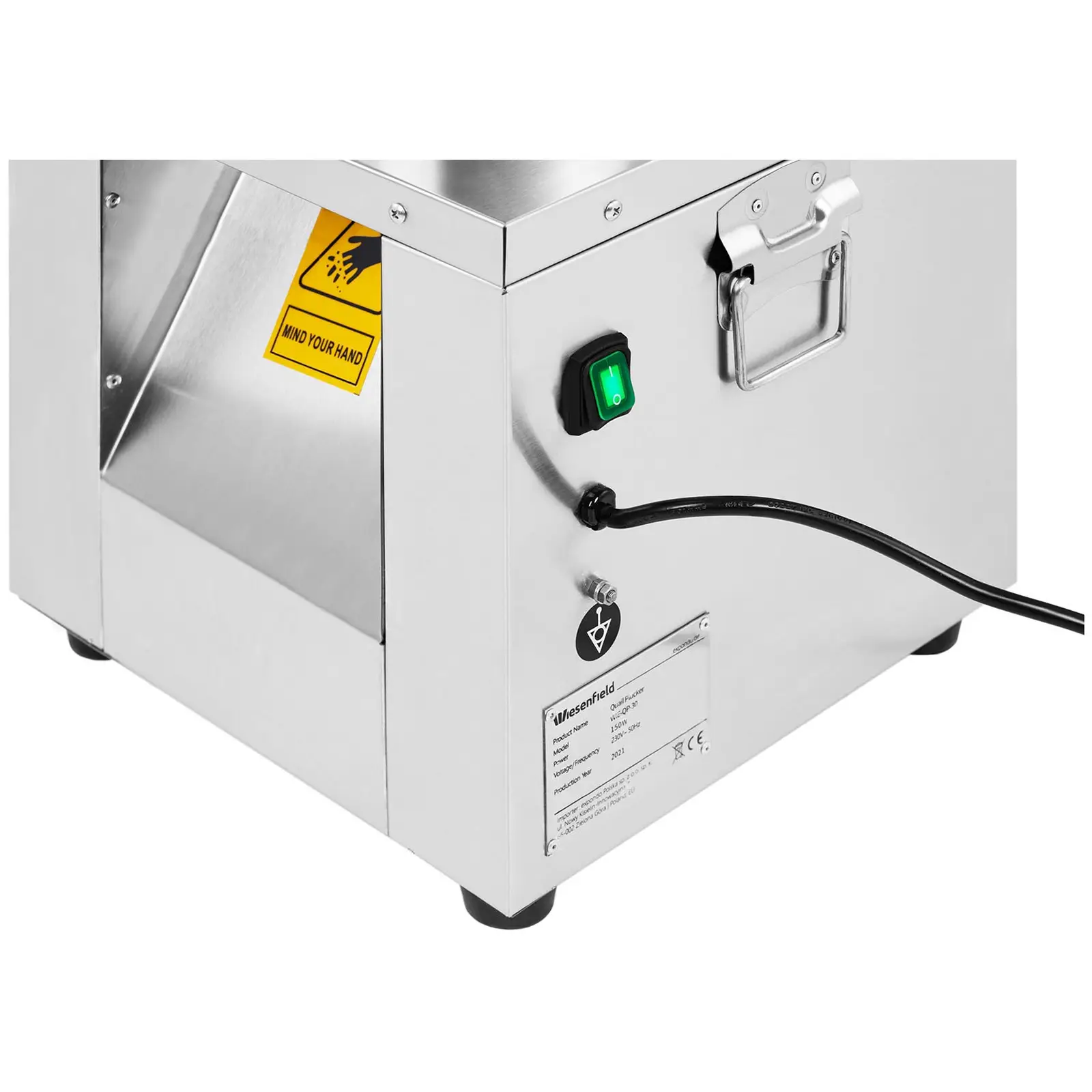 Plumeuse - 1 caille/min (Matériau(x): Acier inoxydable 201)