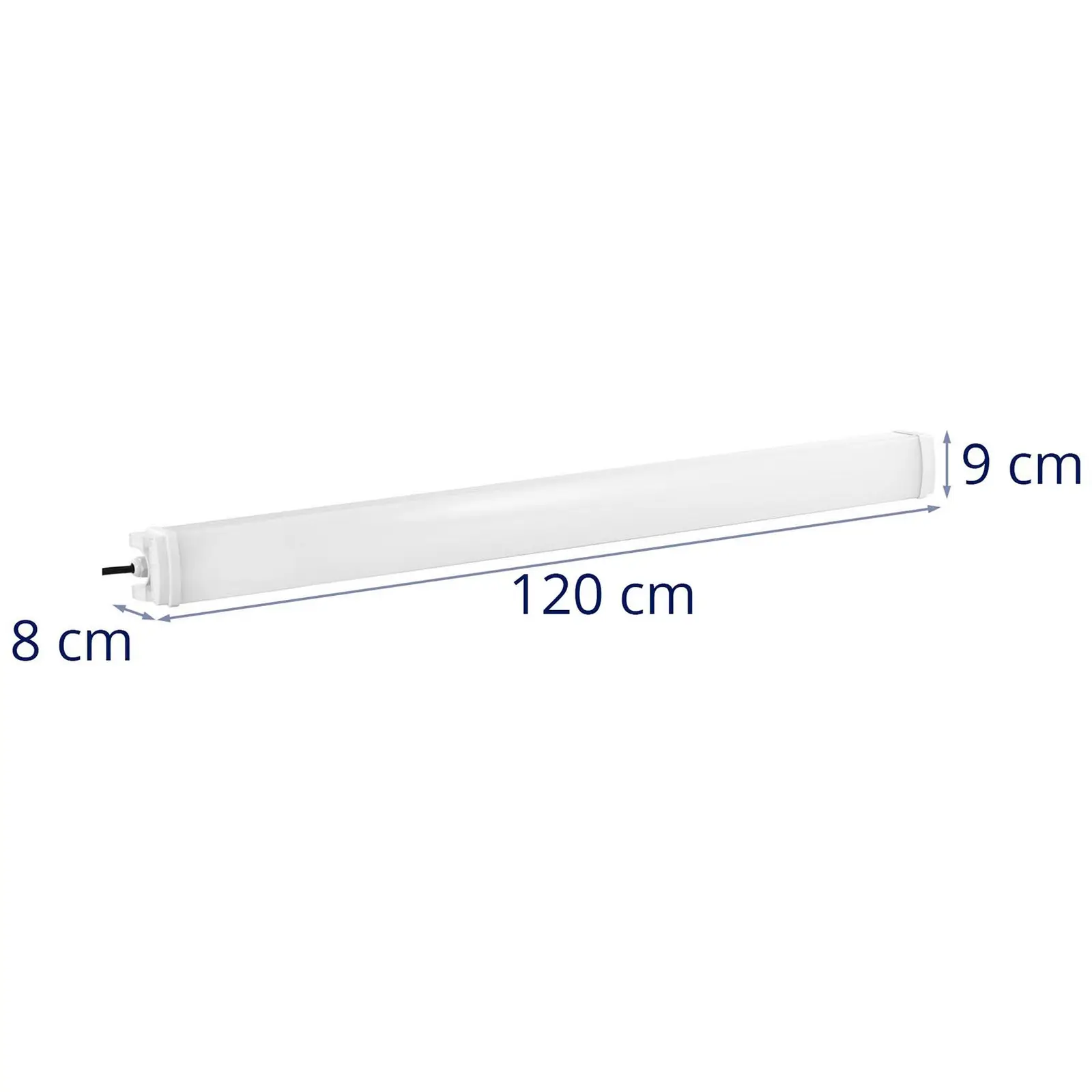 LED Feuchtraumleuchte - 60 W - 120 cm - 6.600 lm - 6000-6500 K