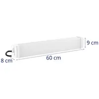 Réglette LED étanche - 20 W - 60 cm