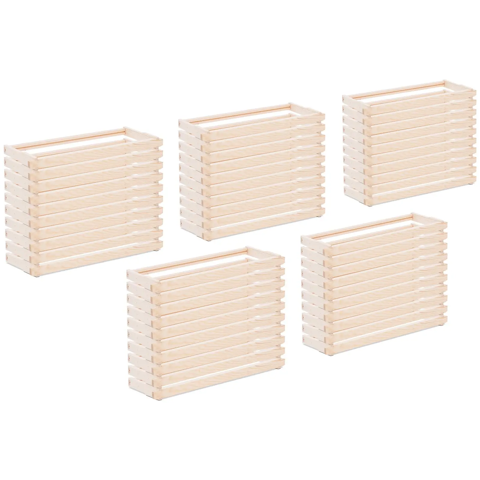 Langstroth Kaders - groef voor middenwand - grenen - hoogte 159 mm - 10 stuks