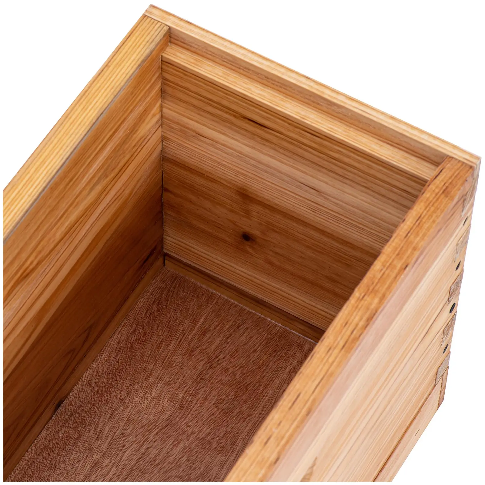 Langenstroth beehive–2 frames and base cassette with entrance hole