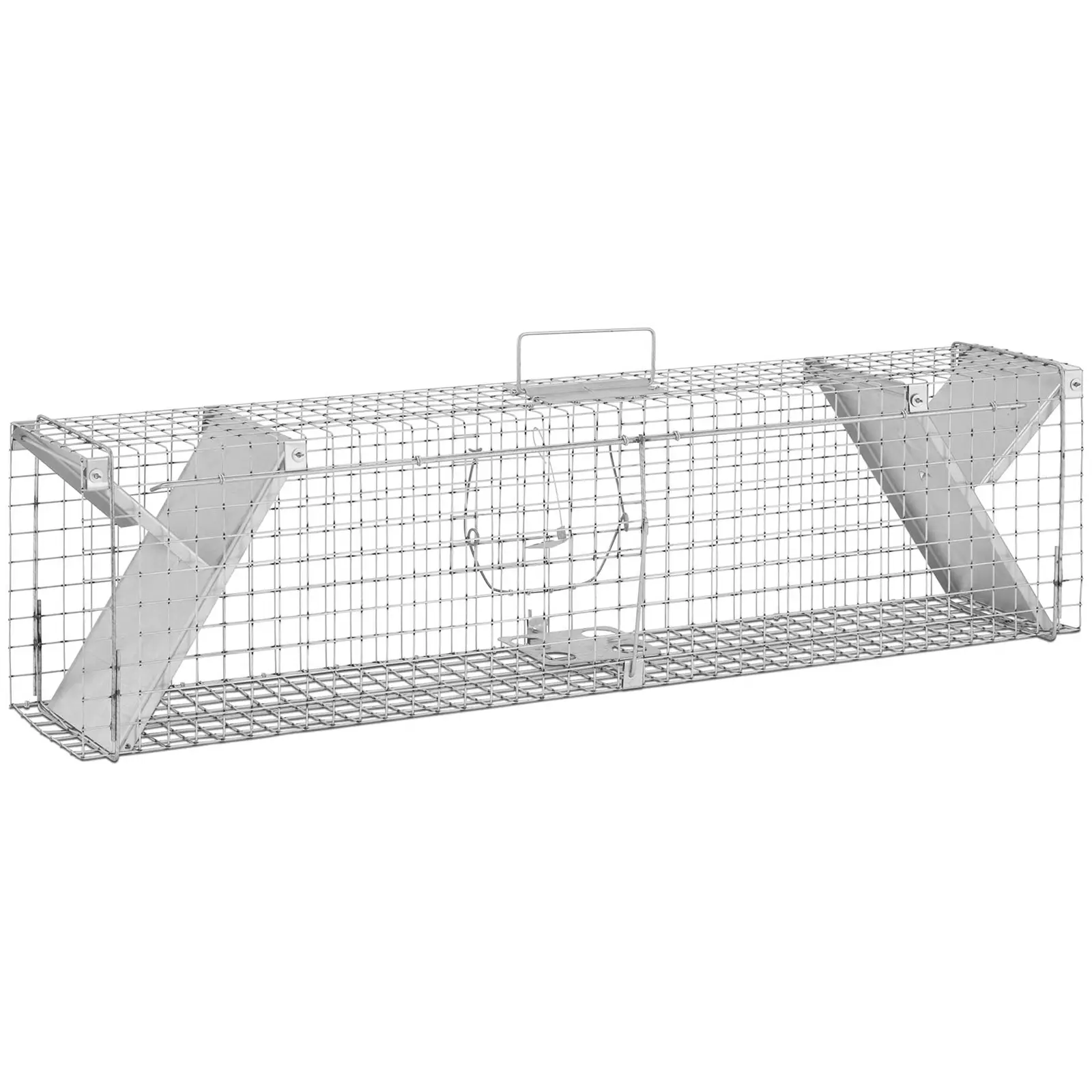 Cage piège - 102 x 18 x 27.5 cm - Mailles : 25 x 25 mm