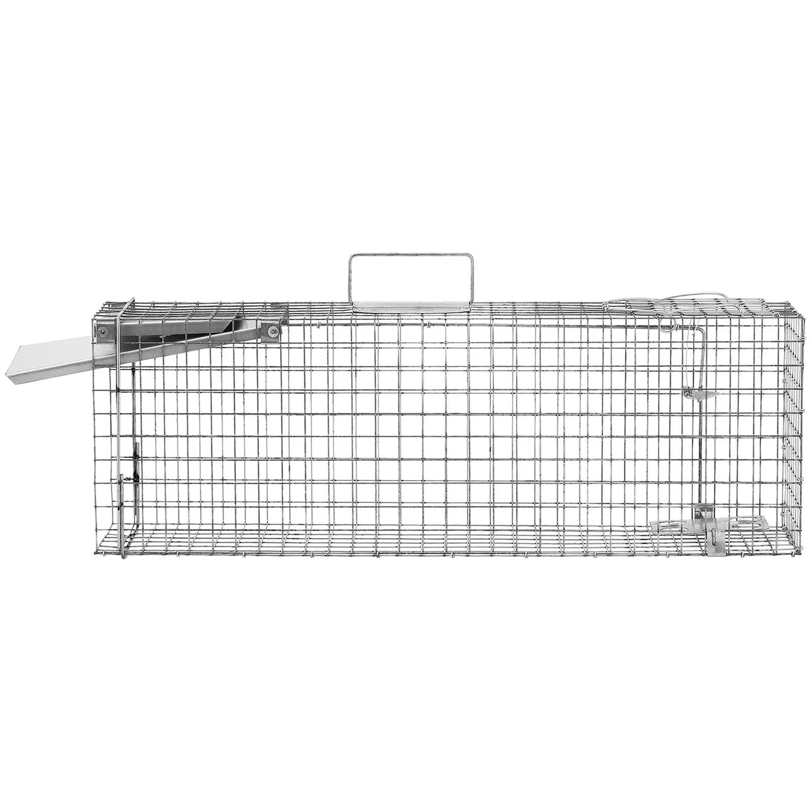 Armadilha para animais - 820 x 200 x 270 mm - grade 25 x 25 mm