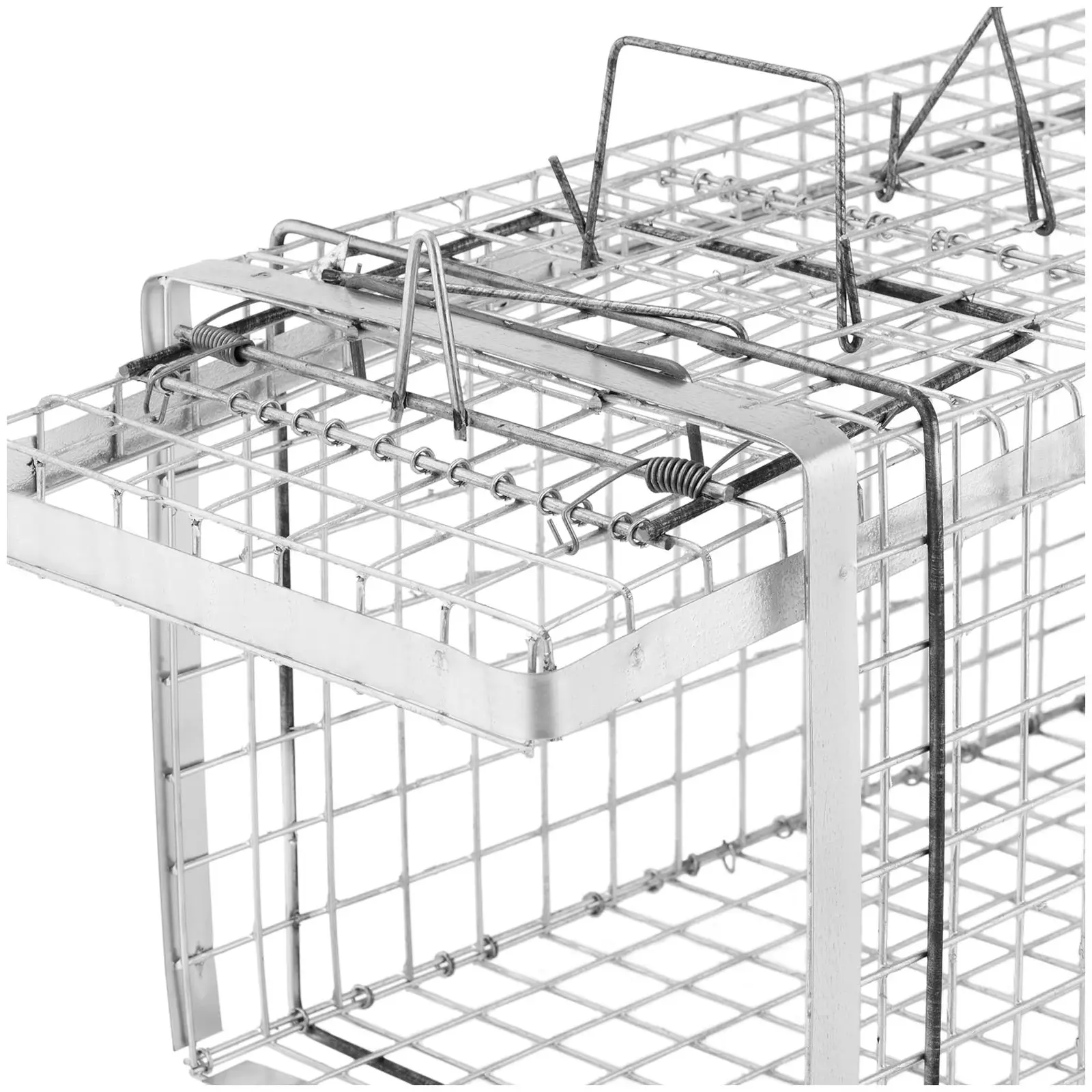 Cage piège - 80 x 39 x 41 cm - Mailles : 25 x 25 mm