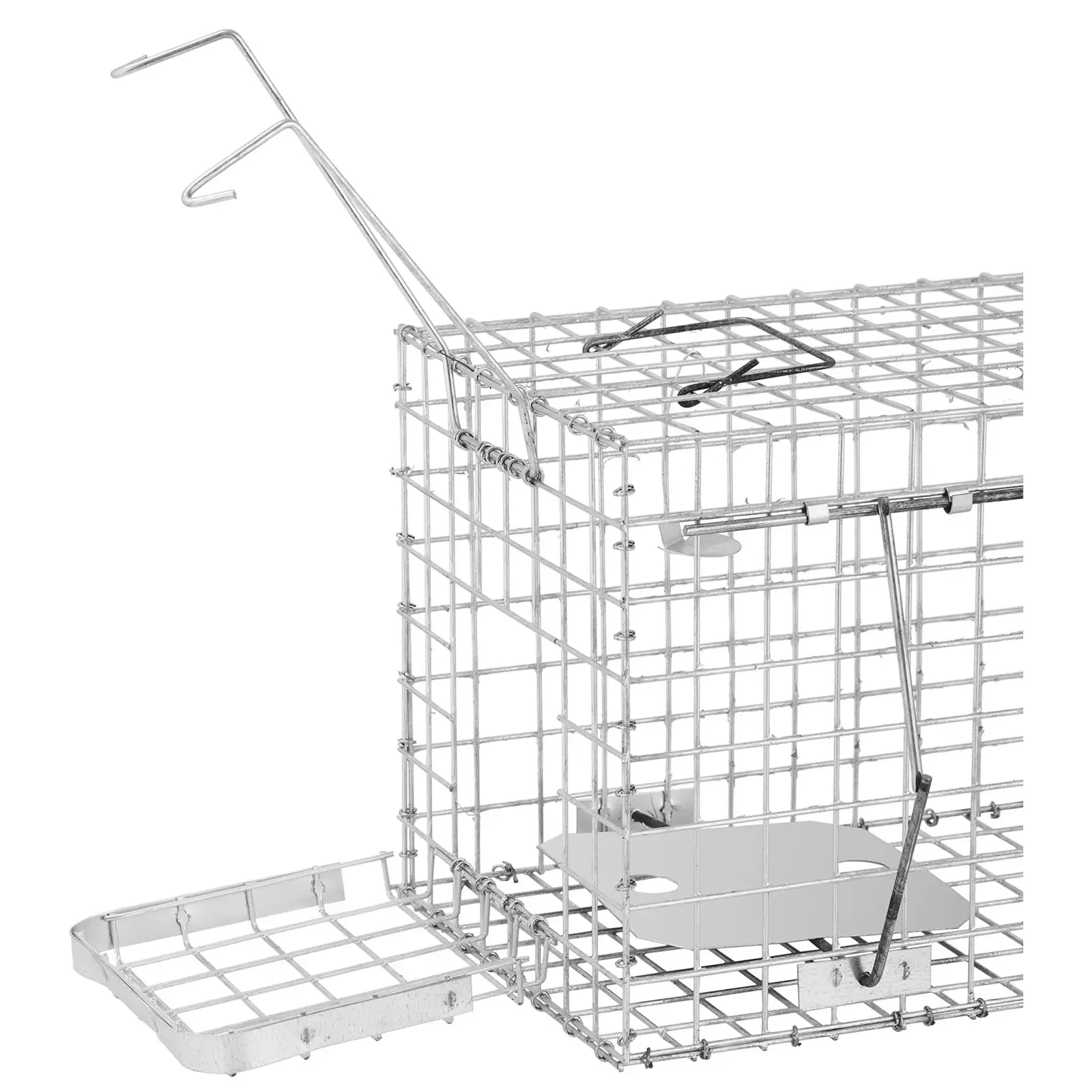 Lebendfalle - 80 x 39 x 41 cm - Gittergröße: 25 x 25 mm (Durchmesser Draht [mm]: 1.8)