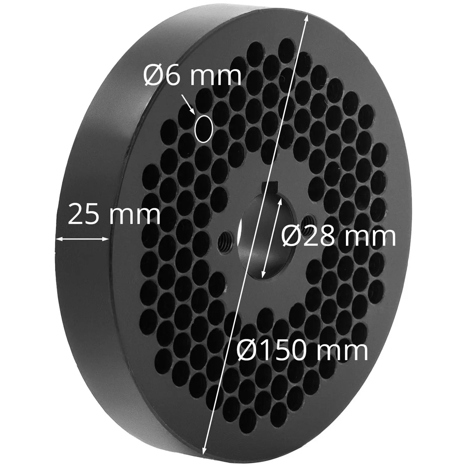 Matris till pelletsmaskinen WIE-PM-2500 (10280044) - Ø 6 mm