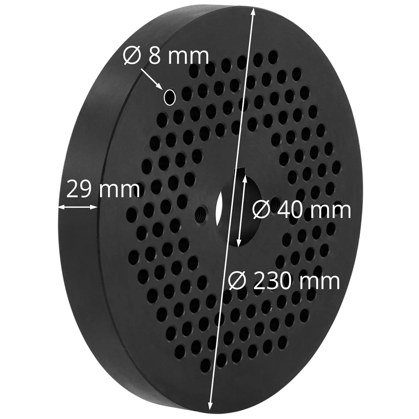 Matriz para la peletizadora WIE-PM-3000 (10280045) - Ø 8 mm (Material: Aleación de acero)