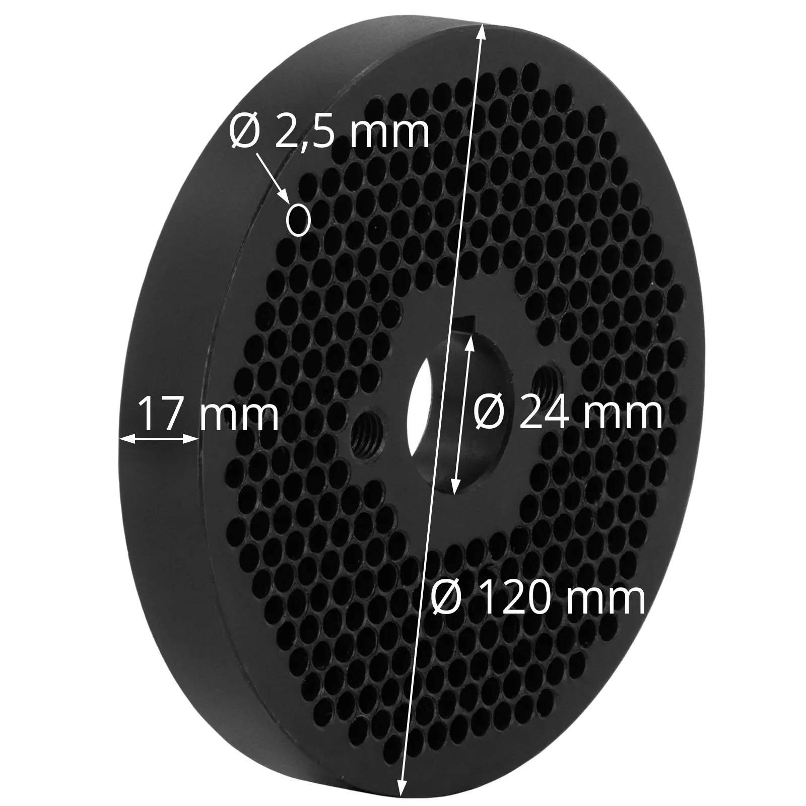 Pelletpresse Matrize für WIE-PM-1500 (10280046) & WIE-PM-500 (10280043) - Ø 2.5 mm