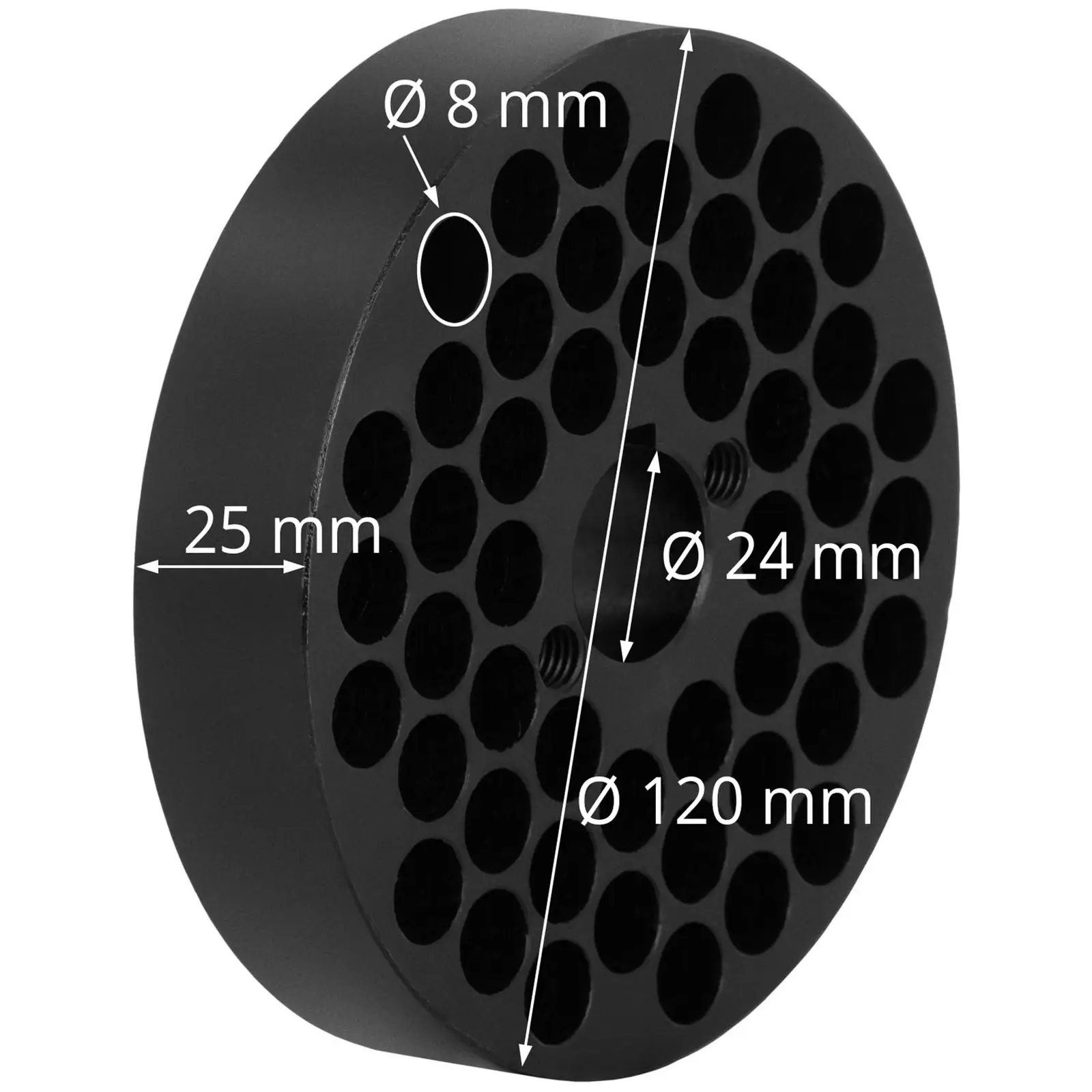 Matriz para la peletizadora WIE-PM-1500 (10280046) y WIE-PM-500 (10280043) - Ø 8 mm (Material: Aleación de acero)